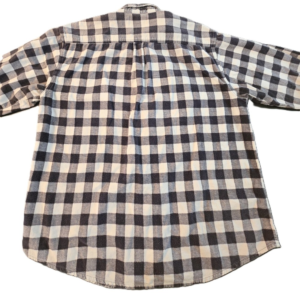 Lighthouse Apparel Women's Plaid Snowman‎ Graphic Button Up Shirt Size Large - Picture 3 of 7